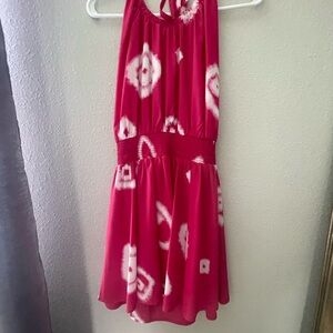 Pink Tie-Dye Kids Dress